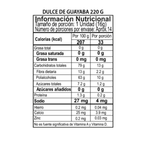 Dulce de Guayaba  x 220 g - Imagen 2