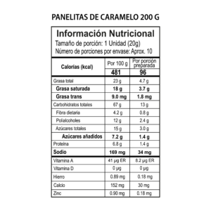 Panelitas de Caramelo x 200g - Imagen 2