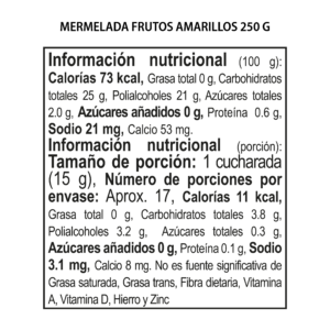 Mermelada Frutos Amarillos x 250 g - Imagen 2