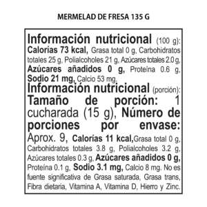 Mermelada de Fresa x 135 g - Imagen 2