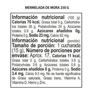 Mermelada de Mora x 250 g - Imagen 2