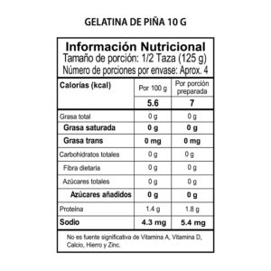 Gelatina de Piña x 10 g - Imagen 2
