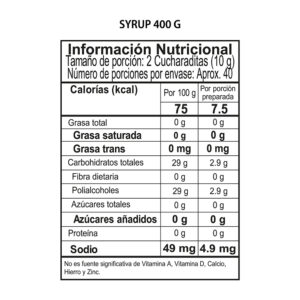Syrup Kvital x 400 g - Imagen 2