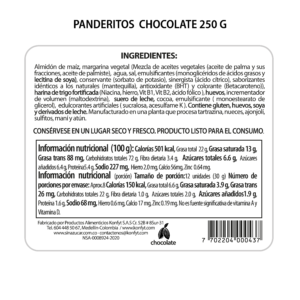 Panderitos Sabor Chocolate - Imagen 2