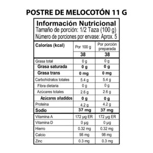 Postre de Melocotón x 11 g - Imagen 2